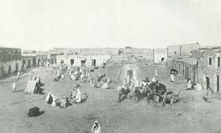 Torvet i Nefta - Sahara.