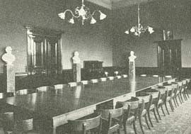 Undervisningsrådets mødesal.