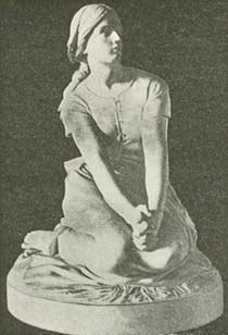 Statue af Jeanne d'Arc.