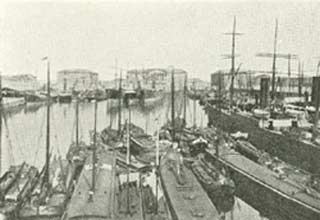 Havnen i Antwerpen.