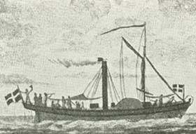 Dampskibet Caledonia.