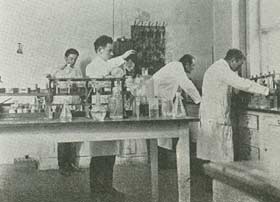 Et laboratorium.