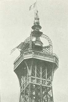 Toppen af Eifel-tårnet.